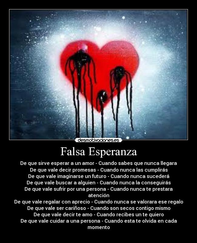 carteles esperanza esperanza amor perdido desmotivaciones