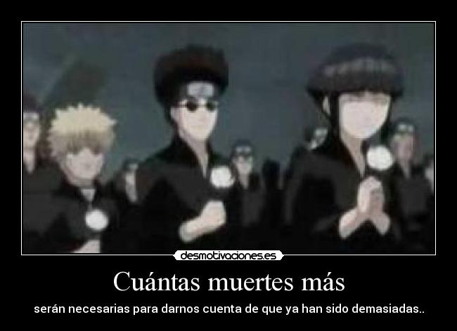 Cuántas muertes más -