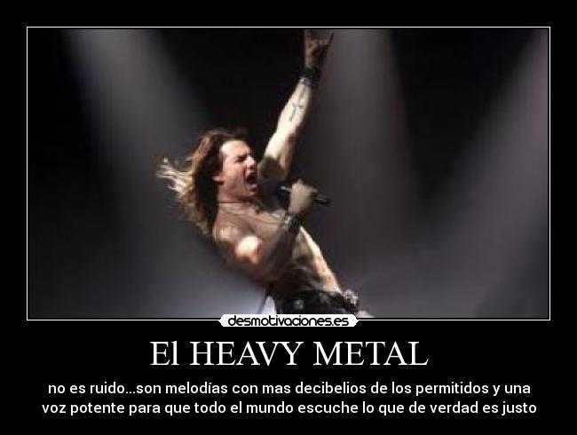 carteles heavy metal desmotivaciones
