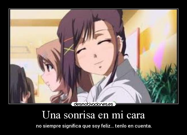Una sonrisa en mi cara -