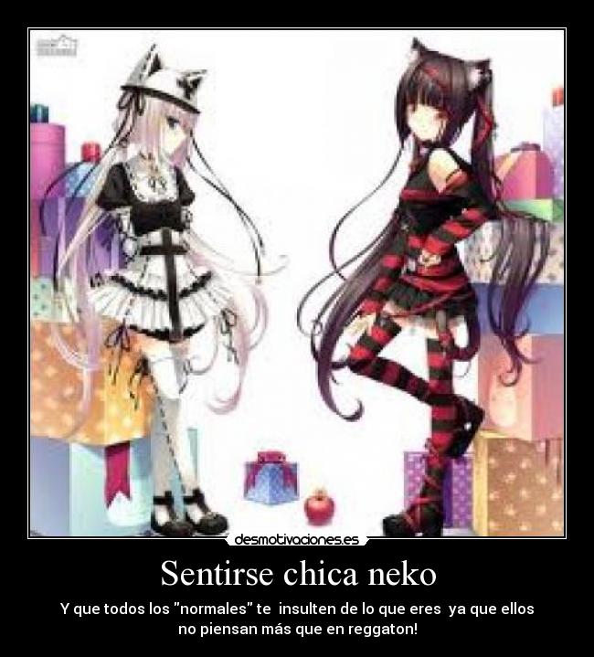 Sentirse chica neko -