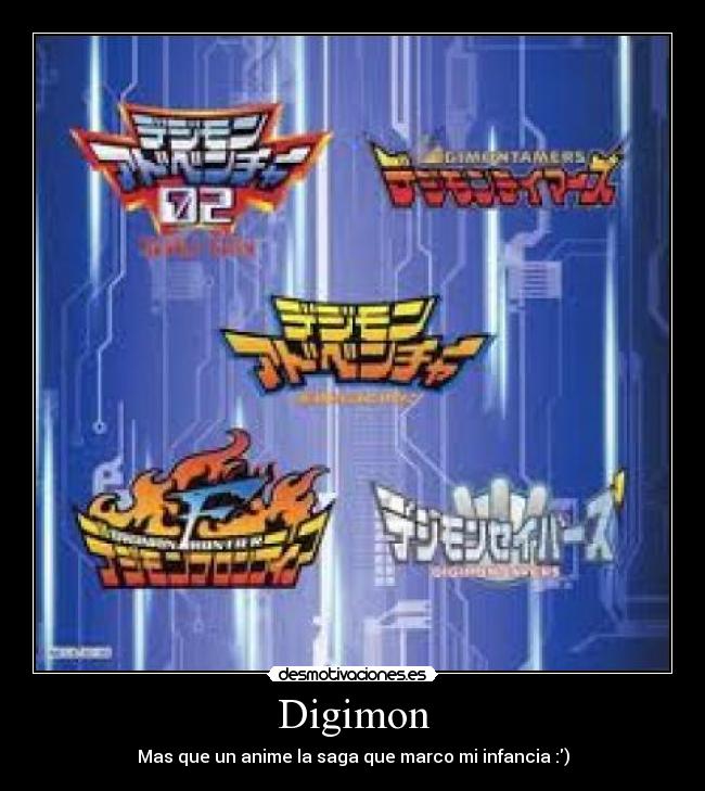 Digimon - Mas que un anime la saga que marco mi infancia :)