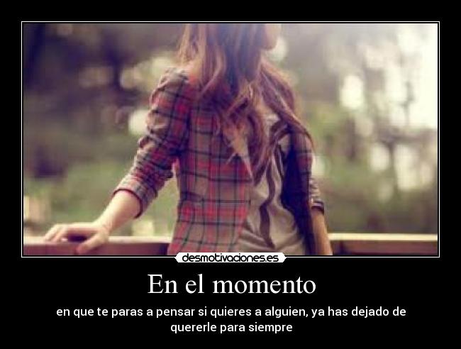 En el momento - 