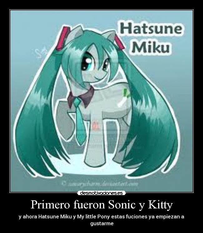 Primero fueron Sonic y Kitty -
