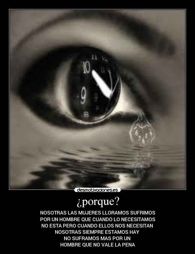 ¿porque? -