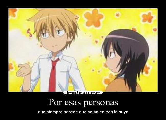 Por esas personas -