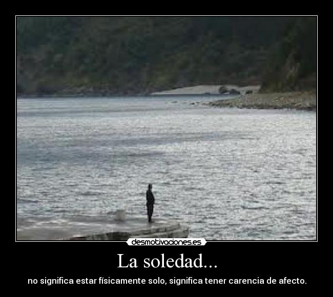 La soledad... - 