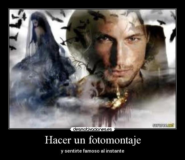 Hacer un fotomontaje -