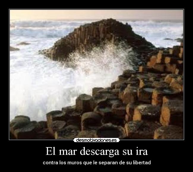 El mar descarga su ira - 