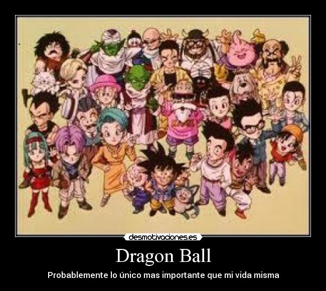 Dragon Ball - Probablemente lo único mas importante que mi vida misma