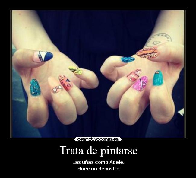 Trata de pintarse - 