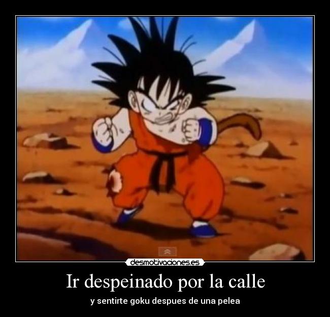 Ir despeinado por la calle -