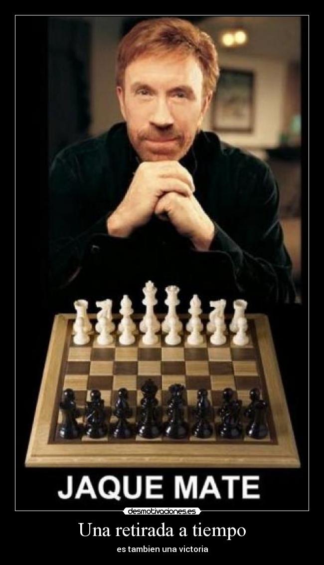 Una retirada a tiempo -