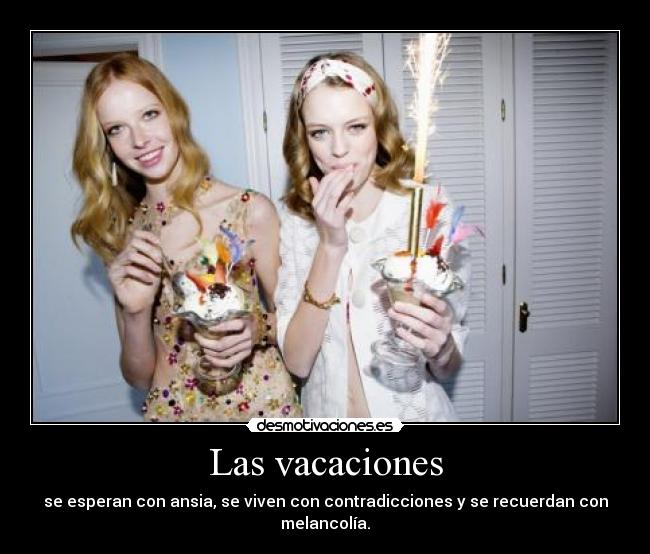 Las vacaciones -