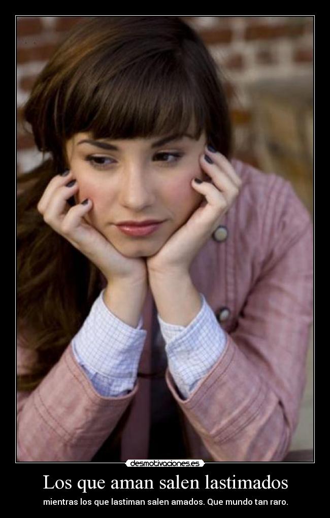Los que aman salen lastimados -