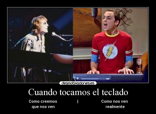 Cuando tocamos el teclado -