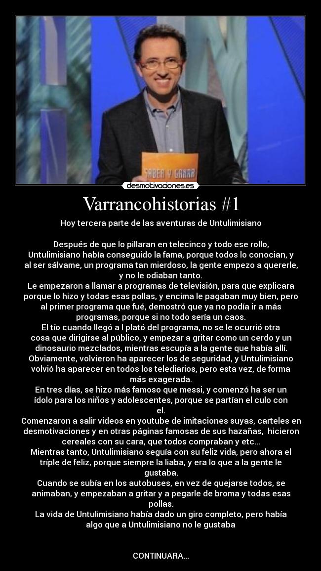 Varrancohistorias #1 -
