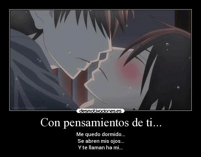 Con pensamientos de ti... - 