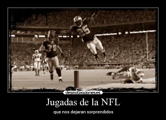 Jugadas de la NFL - que nos dejaran sorprendidos