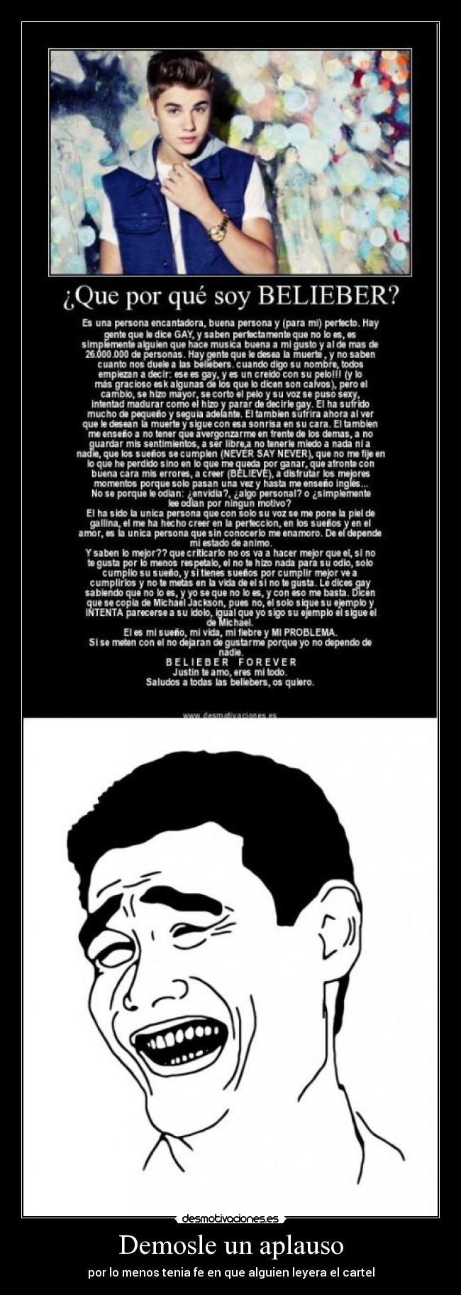 Demosle un aplauso -