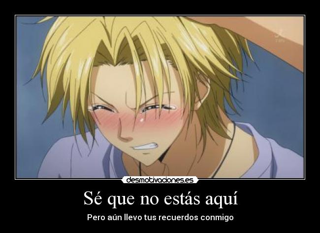 Sé que no estás aquí - 