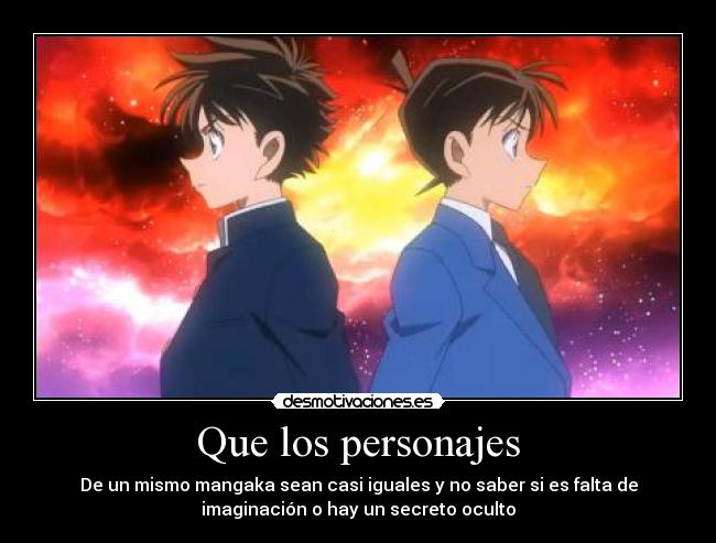 Que los personajes - 