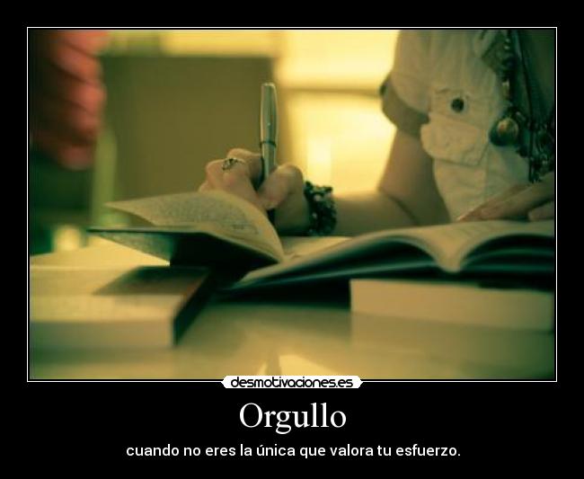 Orgullo -