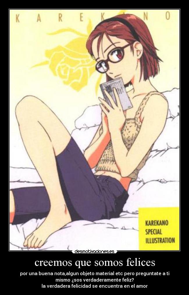 creemos que somos felices -