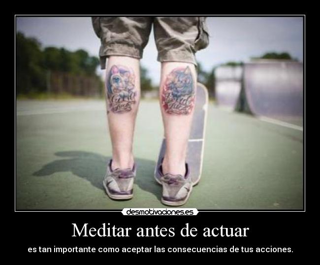 Meditar antes de actuar - 