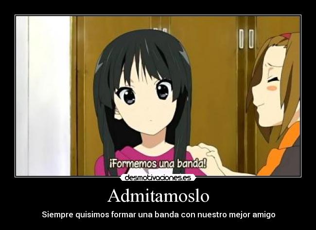 carteles anime banda mio ritsu muwigaraklan desmotivaciones