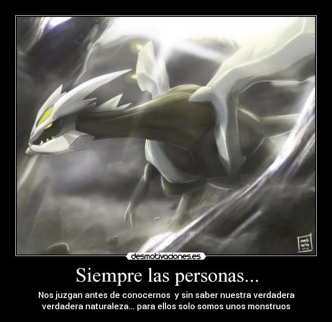 Siempre las personas... - 