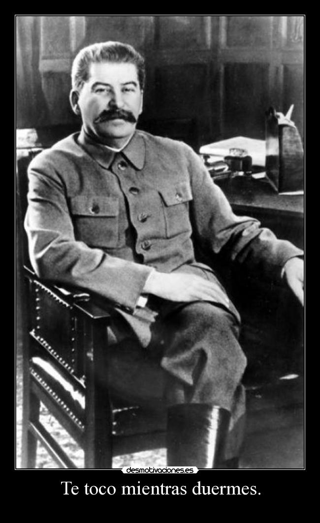 Te toco mientras duermes. -