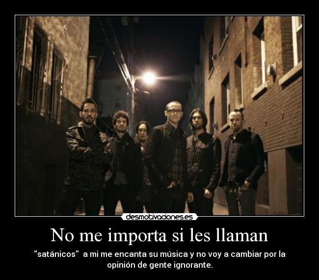 carteles linkin park para los haters desmotivaciones