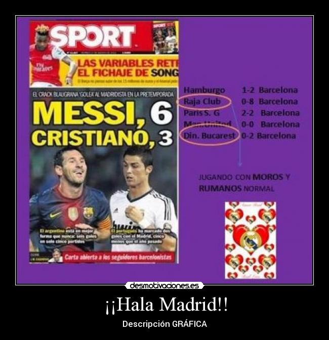 ¡¡Hala Madrid!! - Descripción GRÁFICA