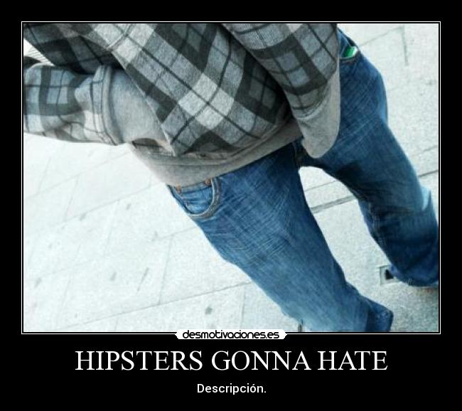 HIPSTERS GONNA HATE - Descripción.