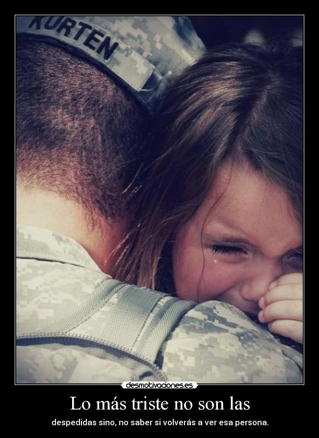Lo más triste no son las -