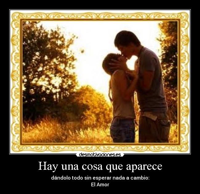 Hay una cosa que aparece - 