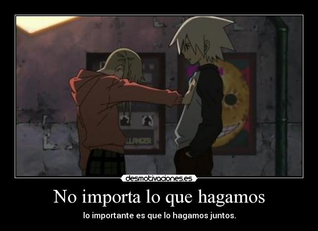 carteles maka soul anime soul eater desmotivaciones