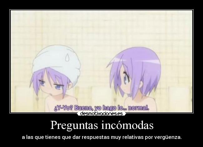 carteles gaararafez harukaze anime manga lucky star kagami tsukasa desmotivaciones