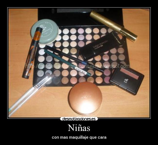 Niñas - con mas maquillaje que cara