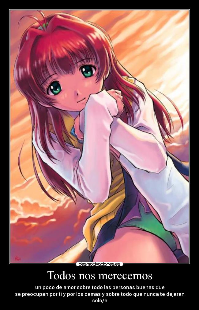Todos nos merecemos -