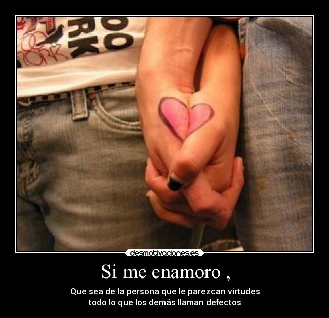 Si me enamoro , -