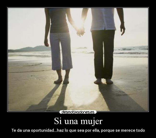 Si una mujer -