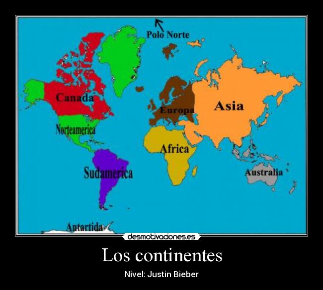 Los continentes -