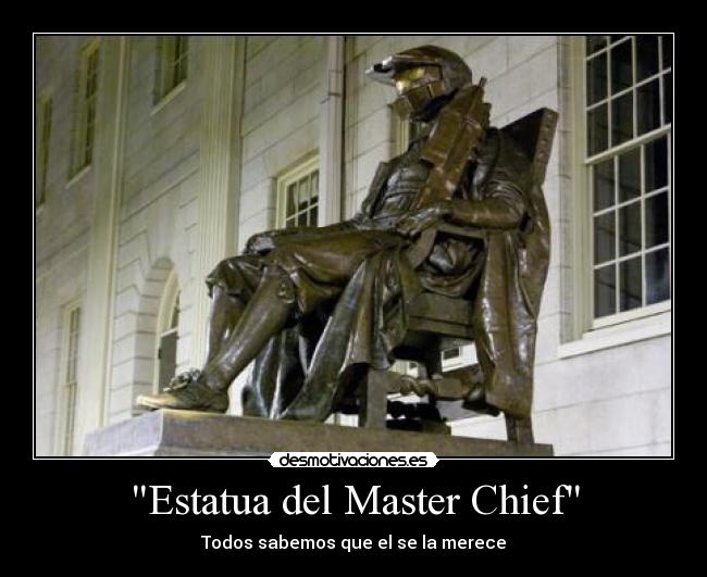 Estatua del Master Chief -