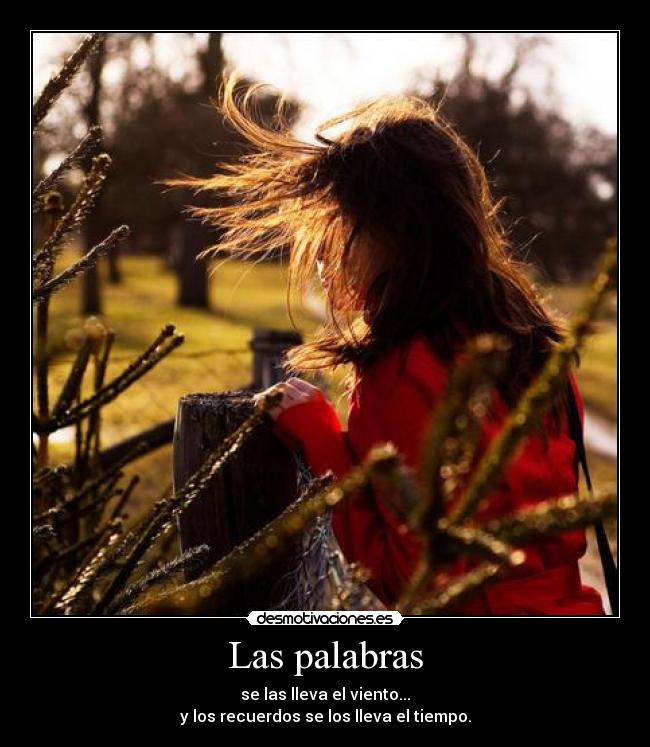 Las palabras -