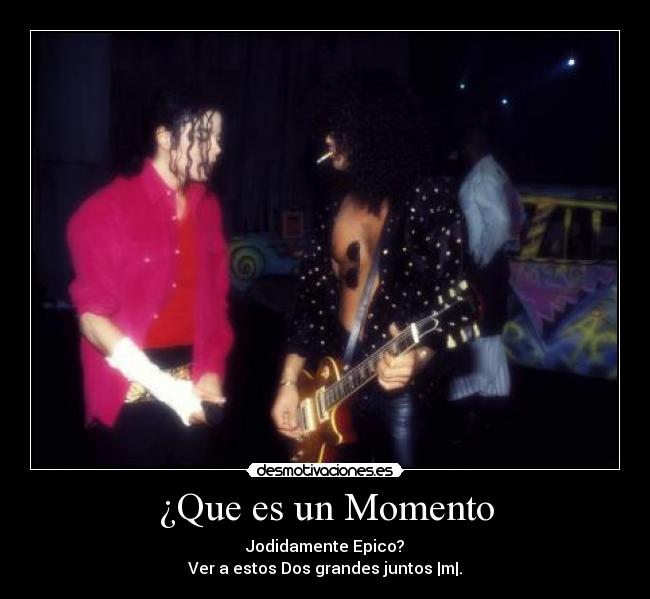 ¿Que es un Momento -