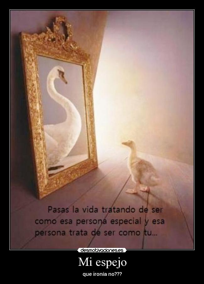 carteles espejo desmotivaciones