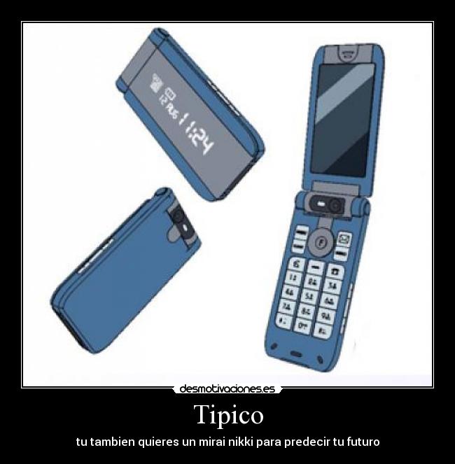 carteles mirai nikki desmotivaciones