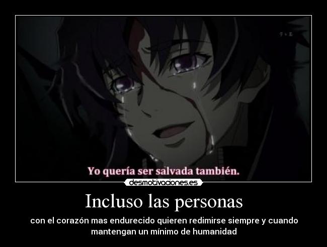 carteles mirai nikki uryuu minene personas con corazon duro mientras conserven seran humanos desmotivaciones